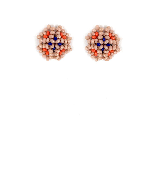 Clover rose earrings